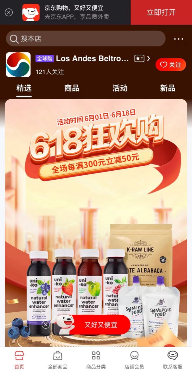 JD.com Worldwide store Los Andes Beltroad Global Purchase